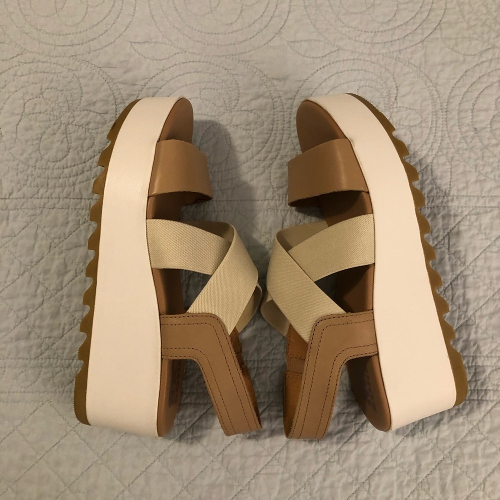 Sorel Cameron Flatform sling back sandal. Size 7. - Picture 4 of 11